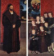 STRIGEL, Bernhard Portrait of Conrad Rehlinger and his Children ar oil painting reproduction